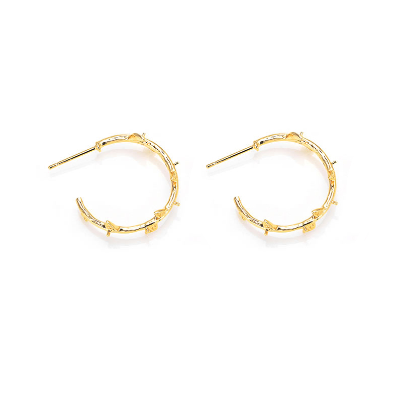 6PCS 18K Gold Color Brass with - Jewelry Making Earring Supplies recensione e prezzo