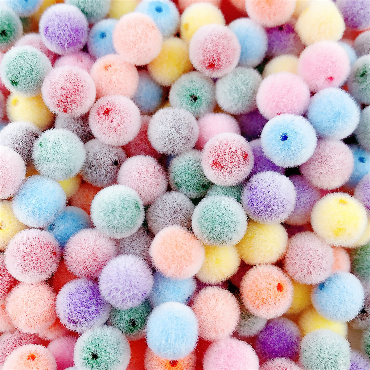 20Pcs 8mm Colorful Acrylic Flo - Bead Mat Velvet recensione e prezzo