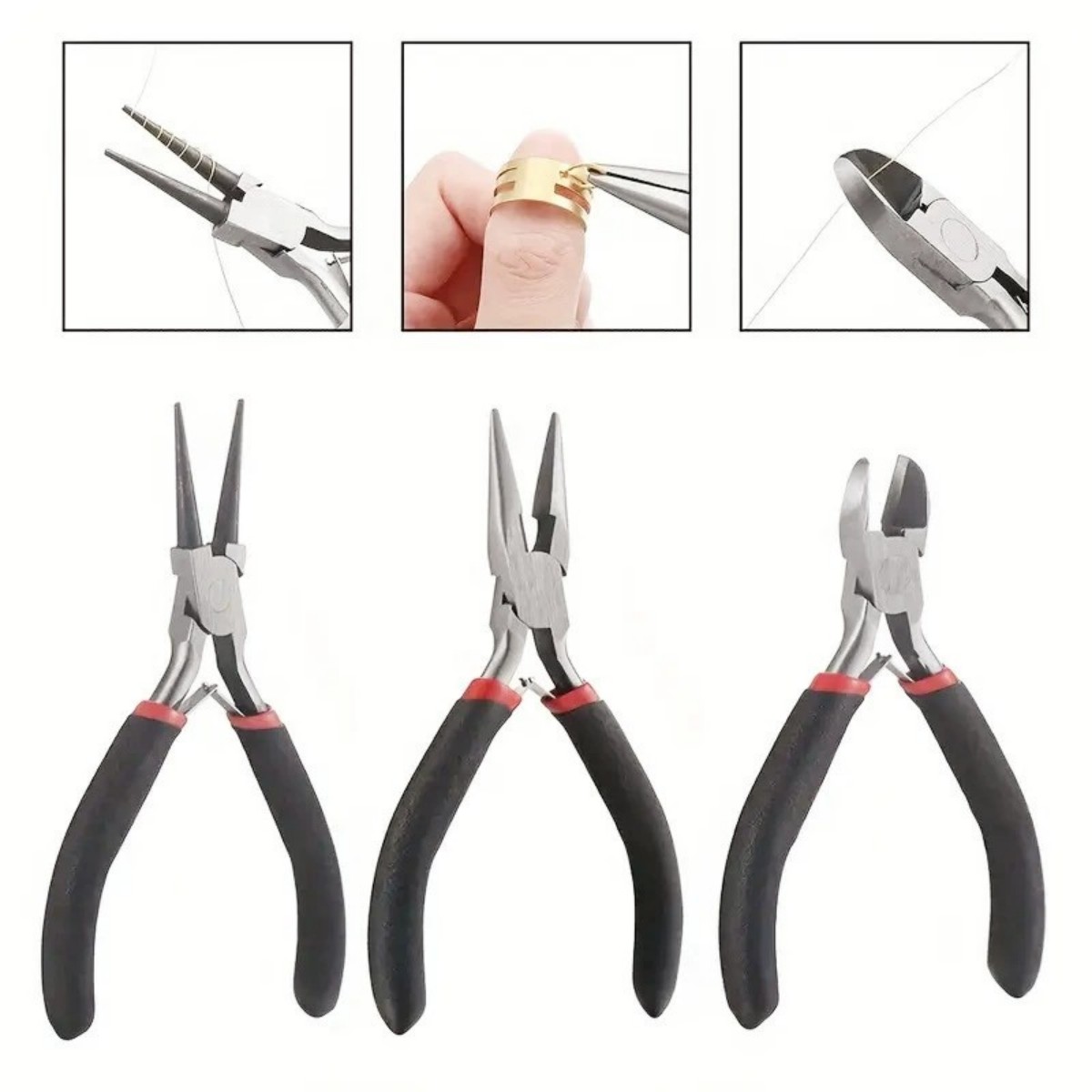 3Pcs Jewelry Pliers Set - Prec - Jewelry Making Pliers Set recensione e prezzo