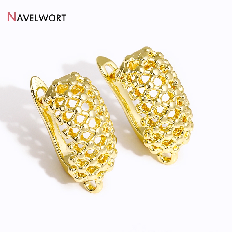 18K Gold Plated Brass  Hollow  - Jewelry Making Ideas recensione e prezzo