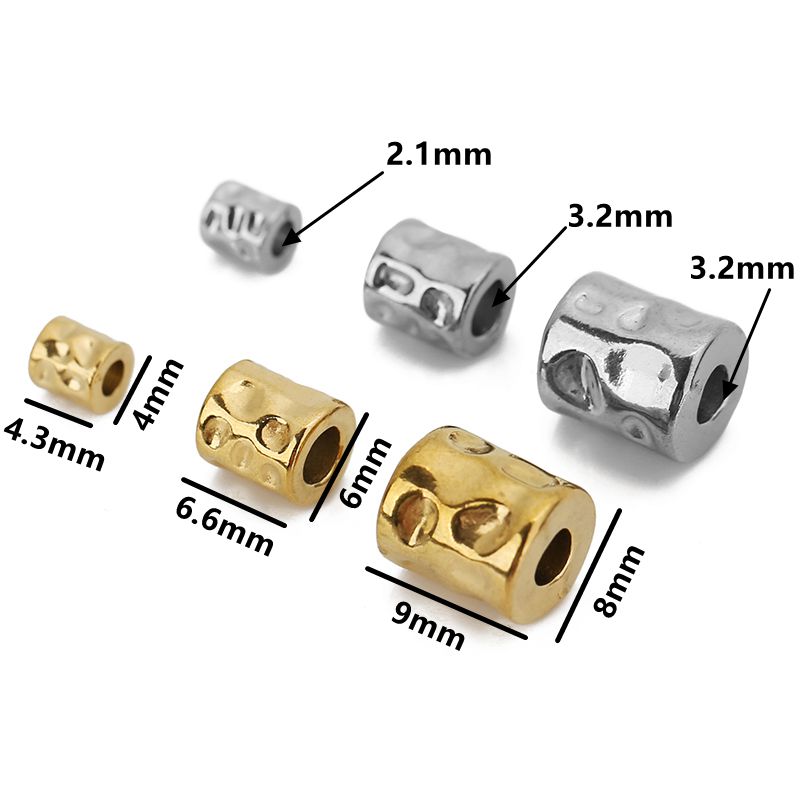10Pcs Stainless Steel Cylinder - Seed Bead Tube recensione e prezzo