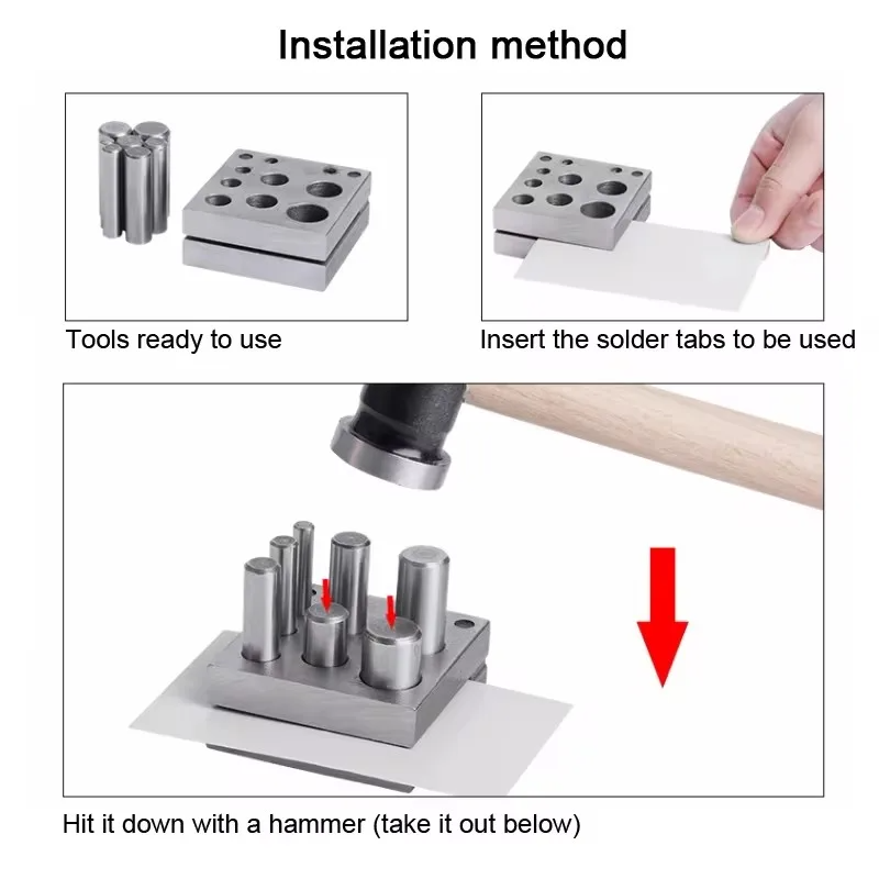 5/7 Hole Round Punch Cutter fo - Jewelry Making Table recensione e prezzo