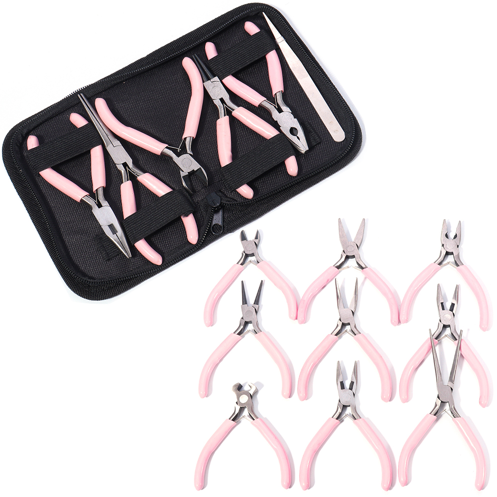 Portable Pink Stainless Steel  - Jewelry Making Pliers Set recensione e prezzo