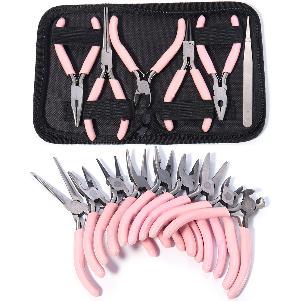 Portable Pink Stainless Steel  - Jewelry Making Pliers Set recensione e prezzo