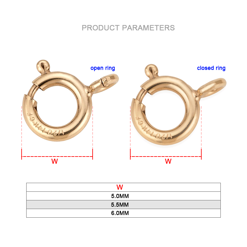 14K Gold Filled Spring Ring Cl - Jewelry Making Ideas recensione e prezzo